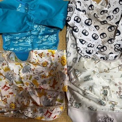 袖付きエプロン4枚セット② お取り引き中