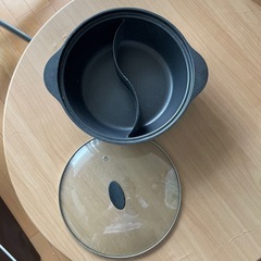 仕切り付き鍋 蓋付き