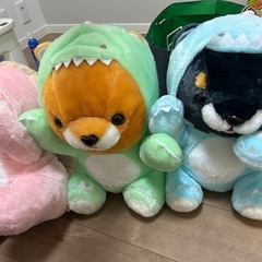 新品　美品　犬　ぬいぐるみ　3個