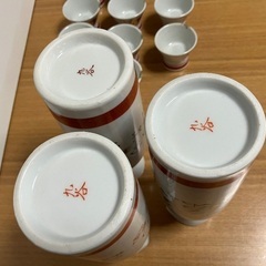 九谷　徳利　盃　酒器　昭和レトロ　値引きしました。の画像