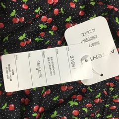 ①【新品未着用】スカート（黒）の画像