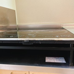 山善　2口IHヒーターの画像