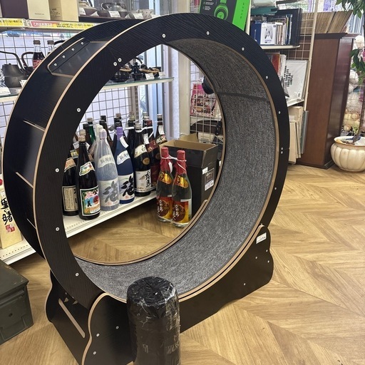 0379 美品 猫用 キャットホイール ※替えカーペット付