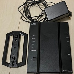 Aterm WG2600HS2 NEC 無線Wi-Fiルーター