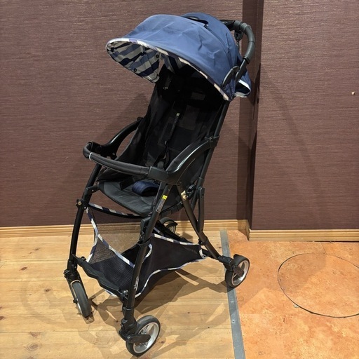 ピジョン ビングル BA9 ネイビー ストライプ B型ベビーカー