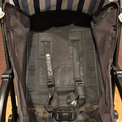 ピジョン　ビングル BA9 ネイビー　ストライプ B型ベビーカー　の画像
