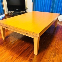 伸縮式ローテーブルの画像