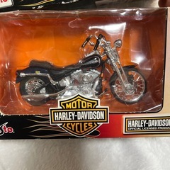 モーター　ハーレーダビッドソンフィギュア　2点セット　バラ売り可能です　箱傷汚れあります。の画像
