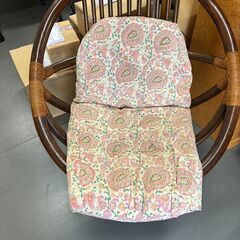 ★中古品 回転座椅子 籐製 ガタつきあり！ 富士見市♪♪