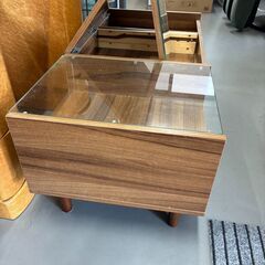 ★中古品 鏡収納付き ローテーブル♪♪の画像