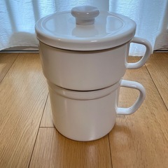 【美品】富士ホーロー よくばりオイルポット 日本製 