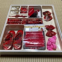 女児 七五三③ バッグ&草履（18cm） ＆はこせこ等セット
