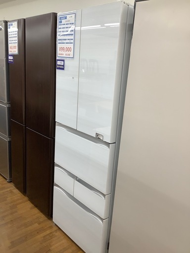 1時間の無料軽トラック貸出サービス！【TOSHIBA】6ドア冷蔵庫（GR-S460FZ）のご紹介です!