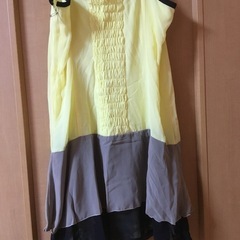 【新品未着用】黄色🟡ワンピース👗の画像