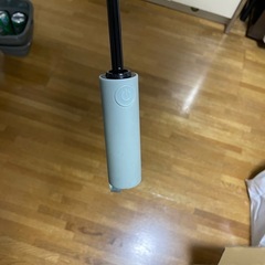 大きい折りたたみ日傘(直径105cm) 開閉ボタン付き　ライトミントグリーンの画像