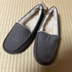 【新品タグ付き】GUボアモカシンシューズ｜レディースM