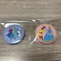 Disney刺繍缶バッジ