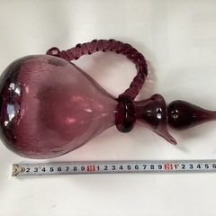 琉球ガラス　ビンテージ　デキャンタの画像