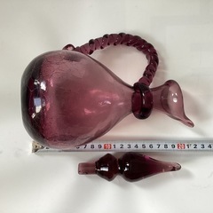 琉球ガラス　ビンテージ　デキャンタの画像