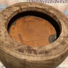 旧木製火鉢内銅板火バチ
の画像