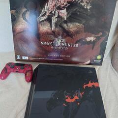 PlayStation 4 Pro MONSTER HUNTER: WORLD LIOLAEUS EDITION

　PS4 プロ　モンスターハンター　リオレウスエディションおまけに付きの画像