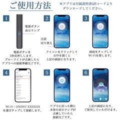 耳かき カメラ 800万画素 11点セット付き みみかき LEDライト 耳掃除 イヤースコープ IPX5防水 3.5mm極細レンズ WIFI接続 温度制御　11セットの画像