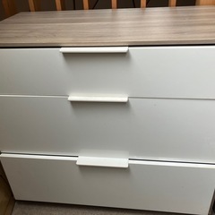 IKEA シェルフ　引き出し収納
