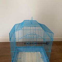 【未使用】鳥カゴ　バードケージ　ブルーの画像