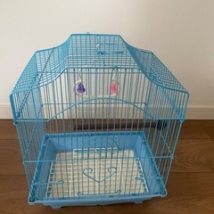 【未使用】鳥カゴ　バードケージ　ブルーの画像