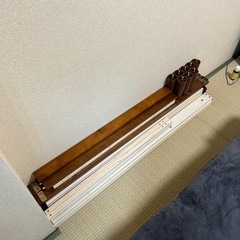 【6月中のみ掲載】ダブル 脚付きすのこベッドフレームの画像