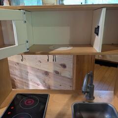 【即遊べる】IKEAままごとキッチン＋食べ物＆調理セット付きの画像