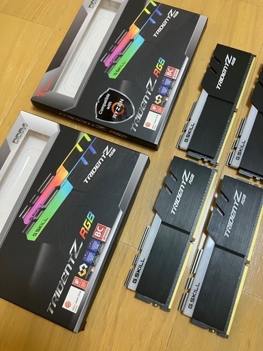 【美品・箱付き】G.SKILL Trident Z RGB DDR4-3600 8GB×4セット 計32GB 動作確認済み