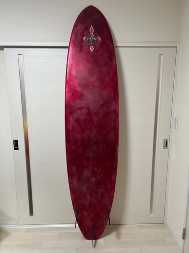 ローカルモーション　レッドマーブル塗装ファンボード