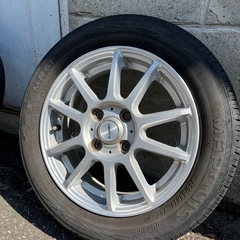 (再投稿)155/65R14夏タイヤ ホイール付4本セットの画像