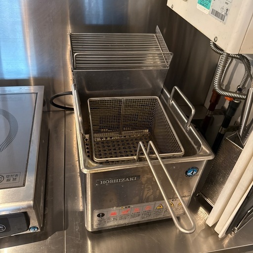 ホシザキ 卓上フライヤー FL-8TB 電気フライヤー 265×440×235 中古厨房/24M0902Z