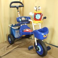 【紋別市発】ides アイデス ミッキーマウス　三輪車　後ろハン...