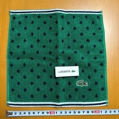 LACOSTE🐊タオルハンカチ 未使用の画像