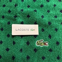 LACOSTE🐊タオルハンカチ 未使用の画像
