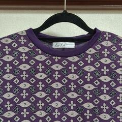 ※柄カットソーの画像