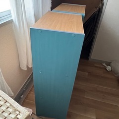 3段カラーボックス　２点の画像