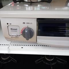 値下げしました！リユースのサカイ太田店★ジモティ割あり★ Rinnai ガステーブル 都市ガス 21年製 ／クリーニング済み OJ9665の画像