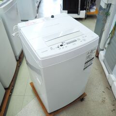 洗濯機　4.5㎏　東芝　AW-45M5（W）　リユース品