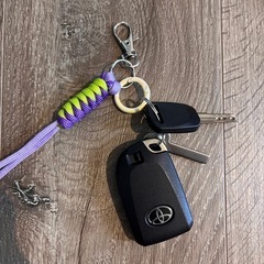 スマホストラップ ハンドメイド パラコード アウトドア キャンプの画像
