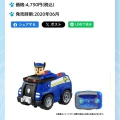 パウパトロール　チェイス　ラジコンの画像