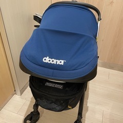 doona ベビーカー ネイビー　チャイルドシート　付属品付 doona ベビーカー&チャイルドシート兼用