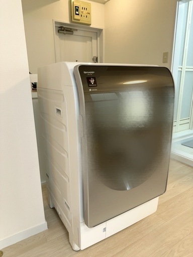 【美品】SHARP シャープ　ドラム式洗濯機乾燥機　ES-V11B