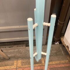 ☆中古￥500！パイプハンガー　家電　幅50㎝ｘ奥行50㎝ｘ高さ132㎝　【BF048】の画像