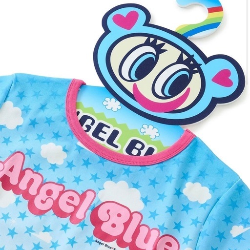 Angel Blue エンジェルブルー　35周年ポップアップ限定　ショップバッグ柄　シャツ