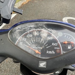 HONDA Dio AF68 FI ブルー 実働の画像