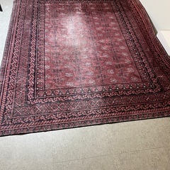 【引き取り限定】vintage ペルシャ風　絨毯　ラグ　マット　...